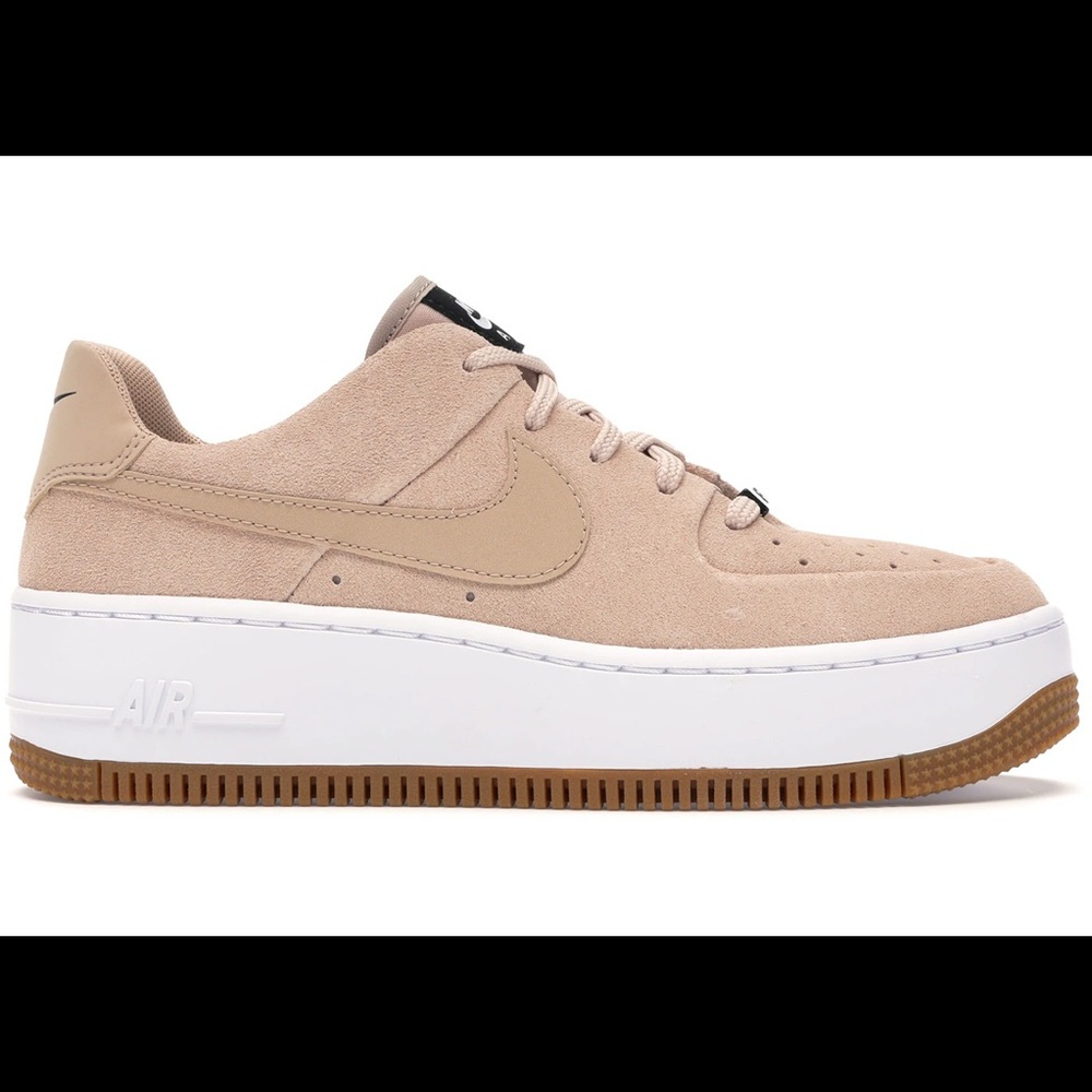 Nike Air Force 1 Sage Low beige suede